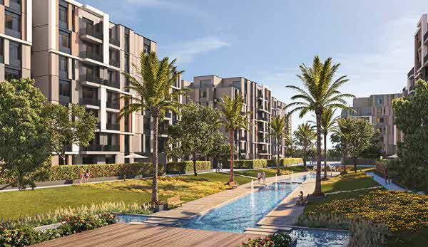 Your apartment is 127m fully finished in The Phoenix Swan Lake New Cairo